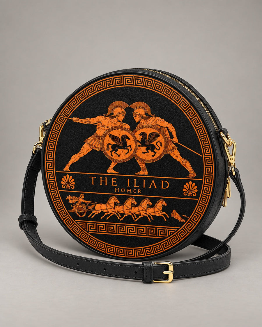 "The Iliad" Circle Crossbody Bag