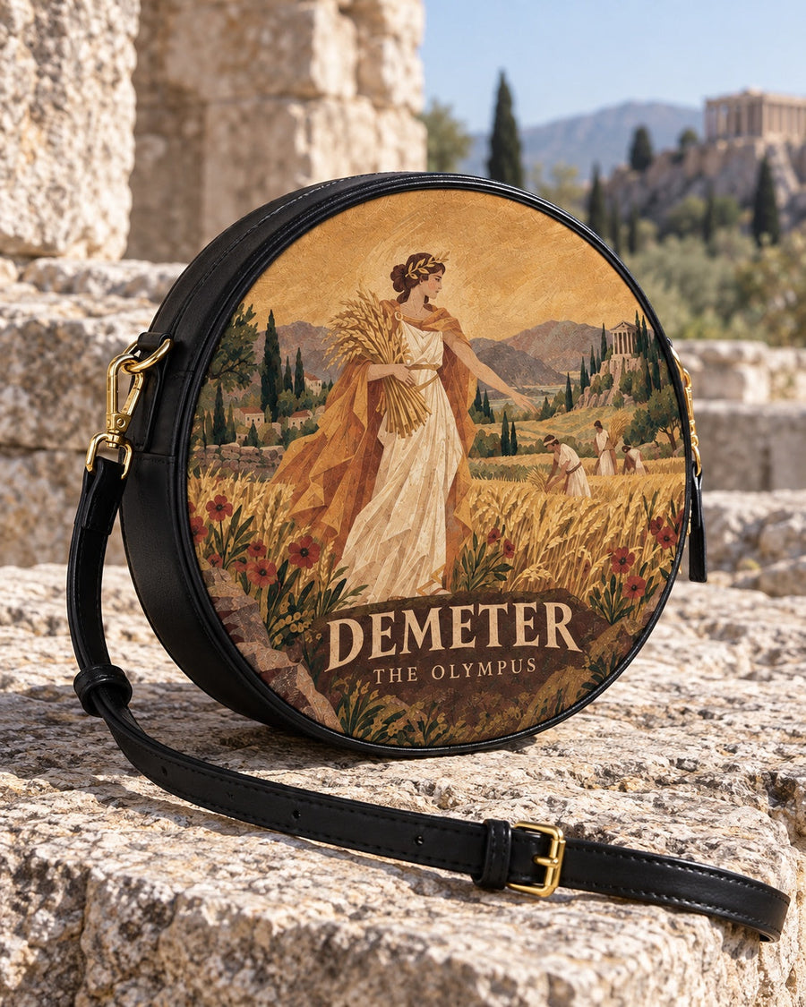 "Demeter" Circle Crossbody Bag