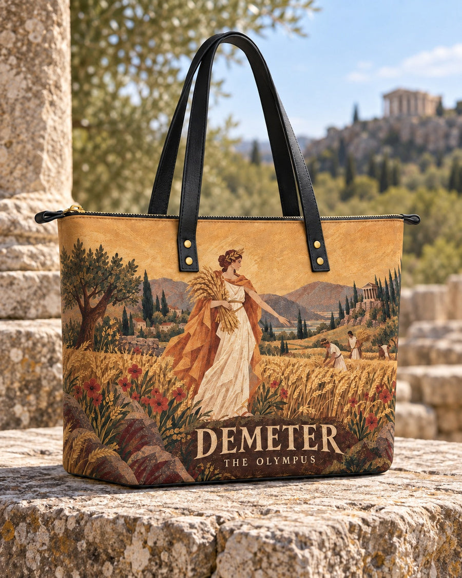 "Demeter" Leather Tote Bag