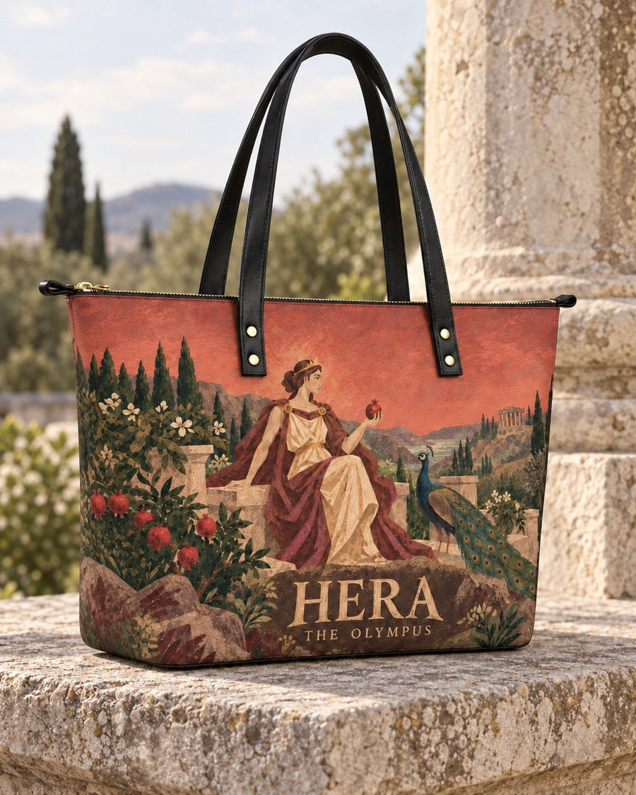 "Hera" Leather Tote Bag