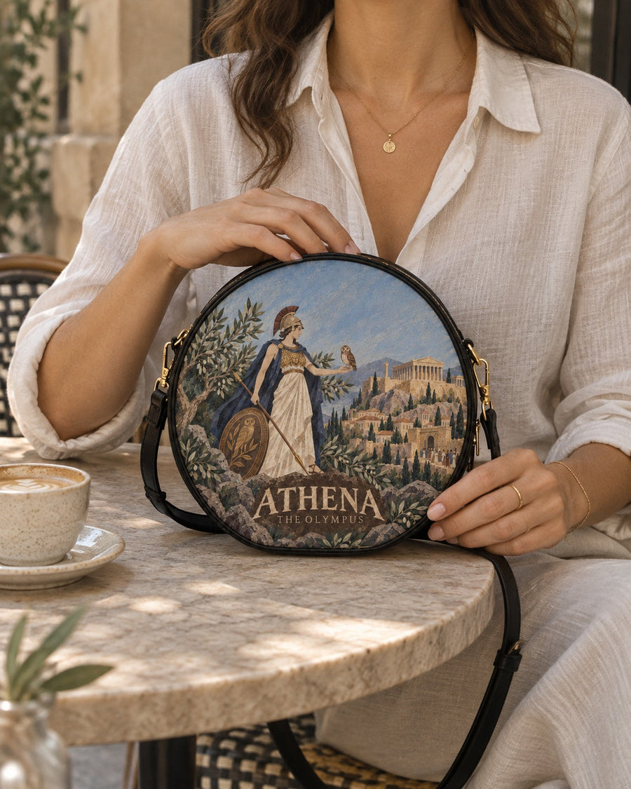 "Athena" Circle Crossbody Bag