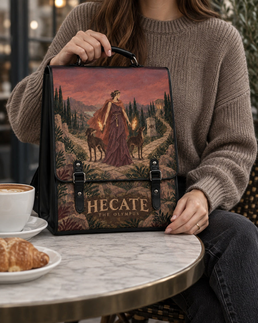 "Hecate" Leather Backpack