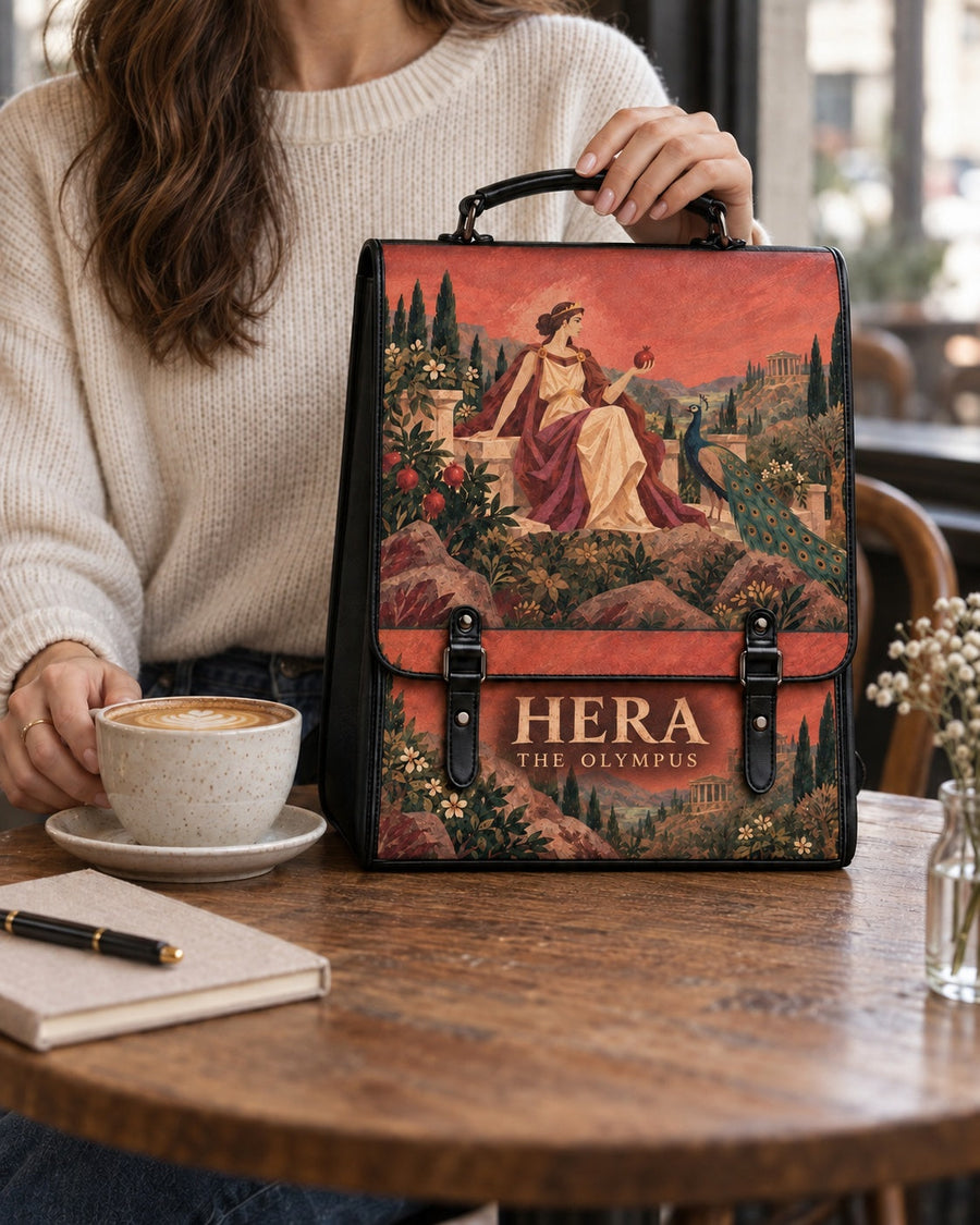 "Hera" Leather Backpack