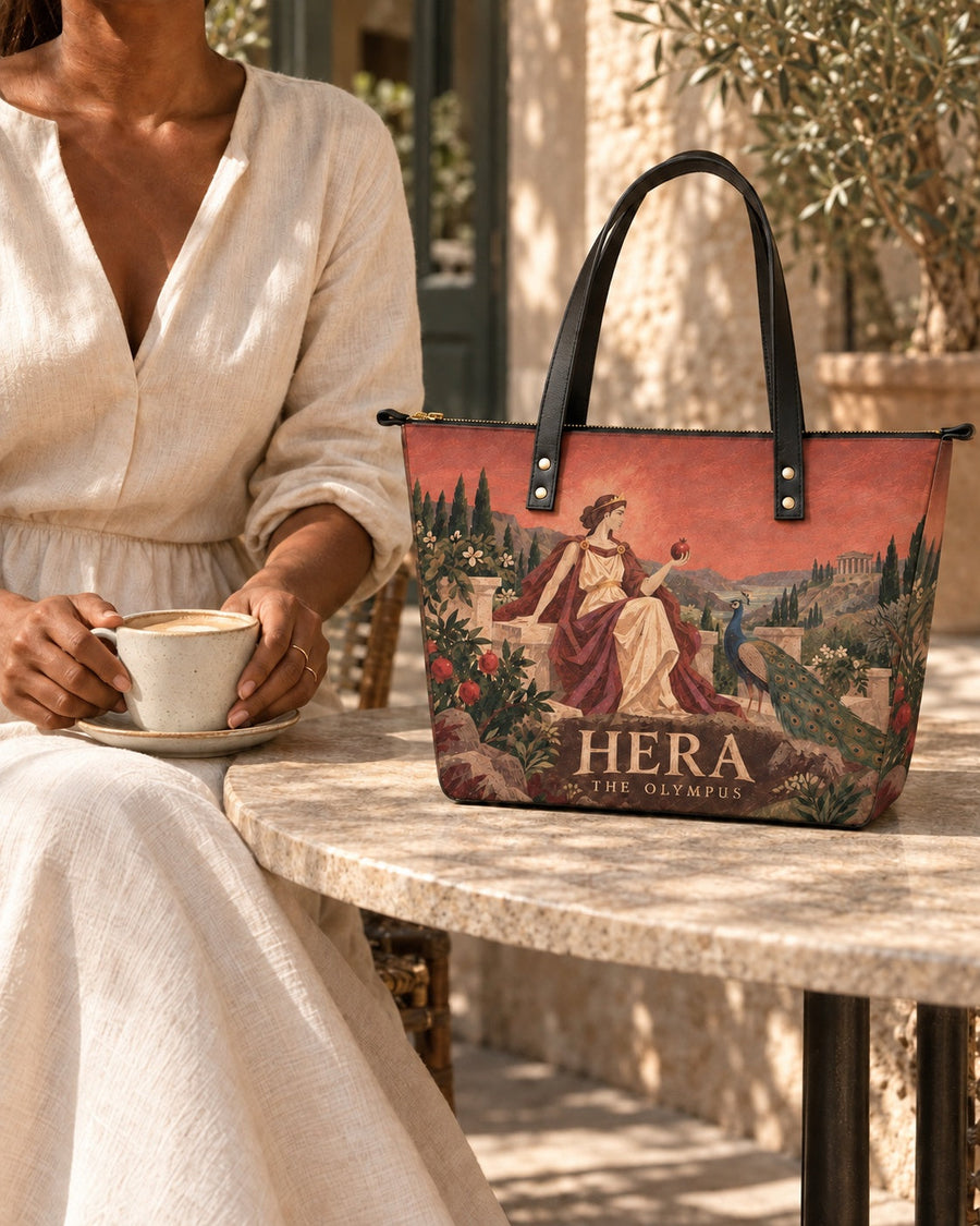 "Hera" Leather Tote Bag