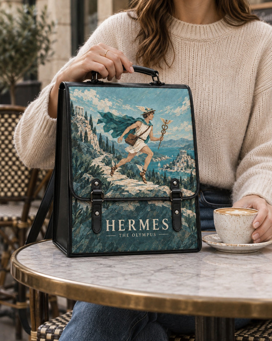 "Hermes" Leather Backpack