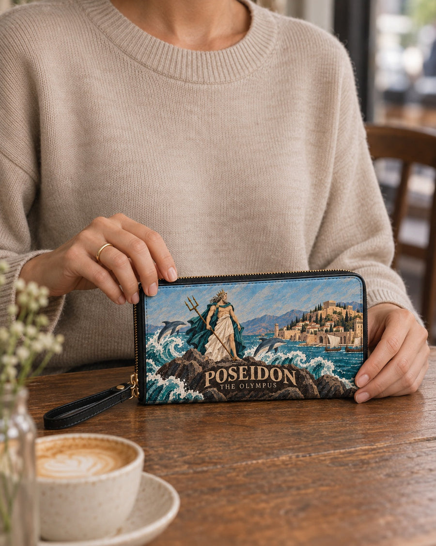 "Poseidon" Long Wallet