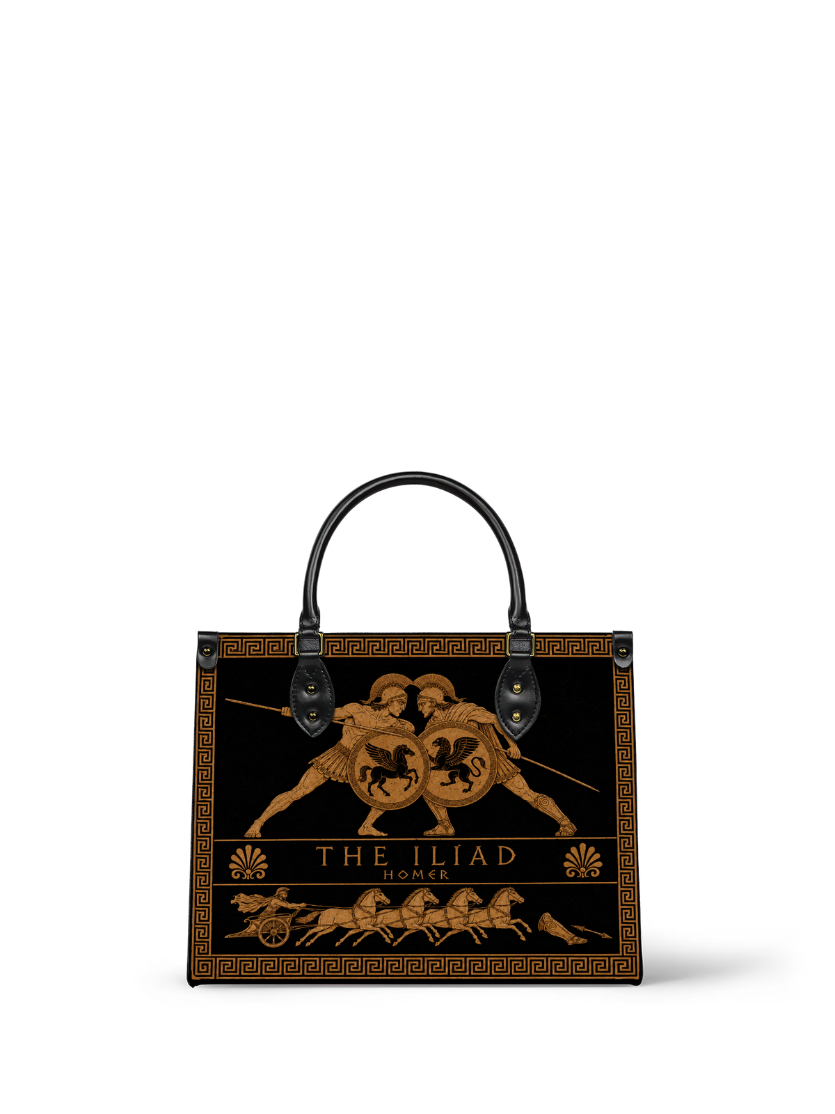 "The Iliad" Leather Handbag