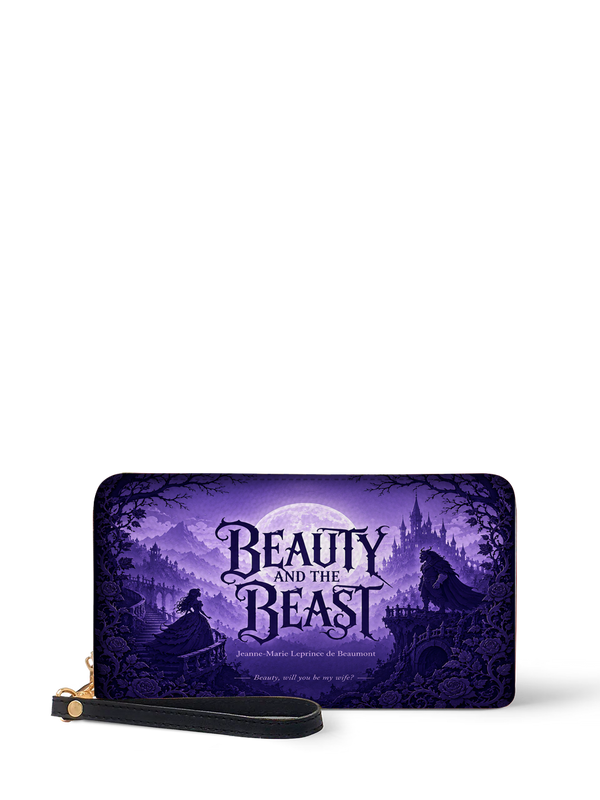 "Beauty and the Beast" Moonlit Rose Long Wallet