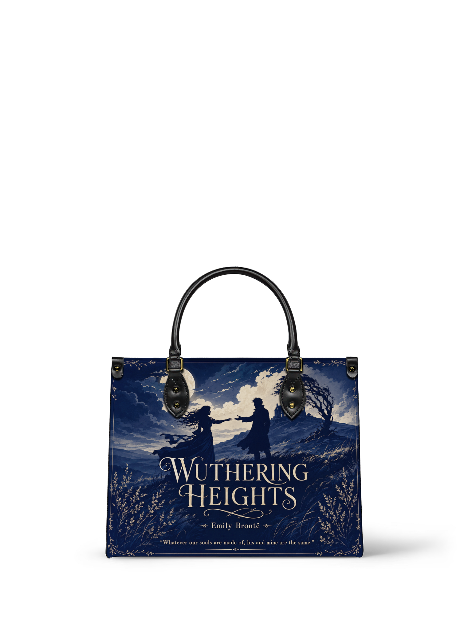 "Wuthering Heights" Windswept Moors Leather Handbag