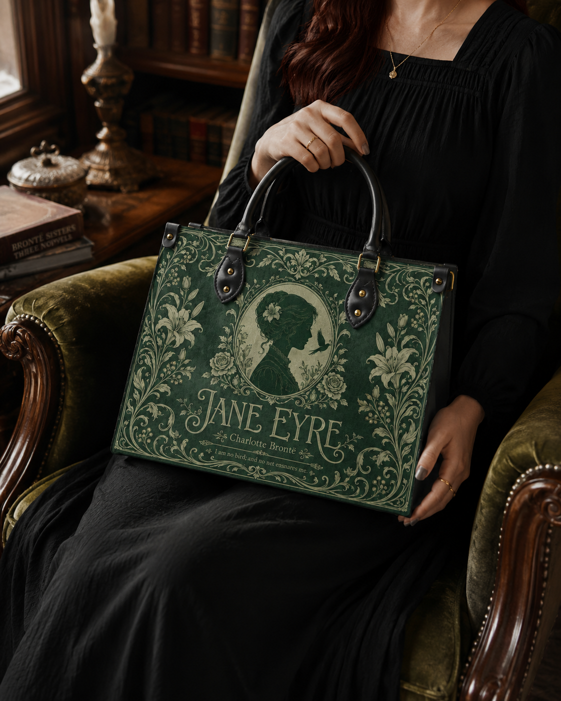 "Jane Eyre" Ivy Hall Leather Handbag