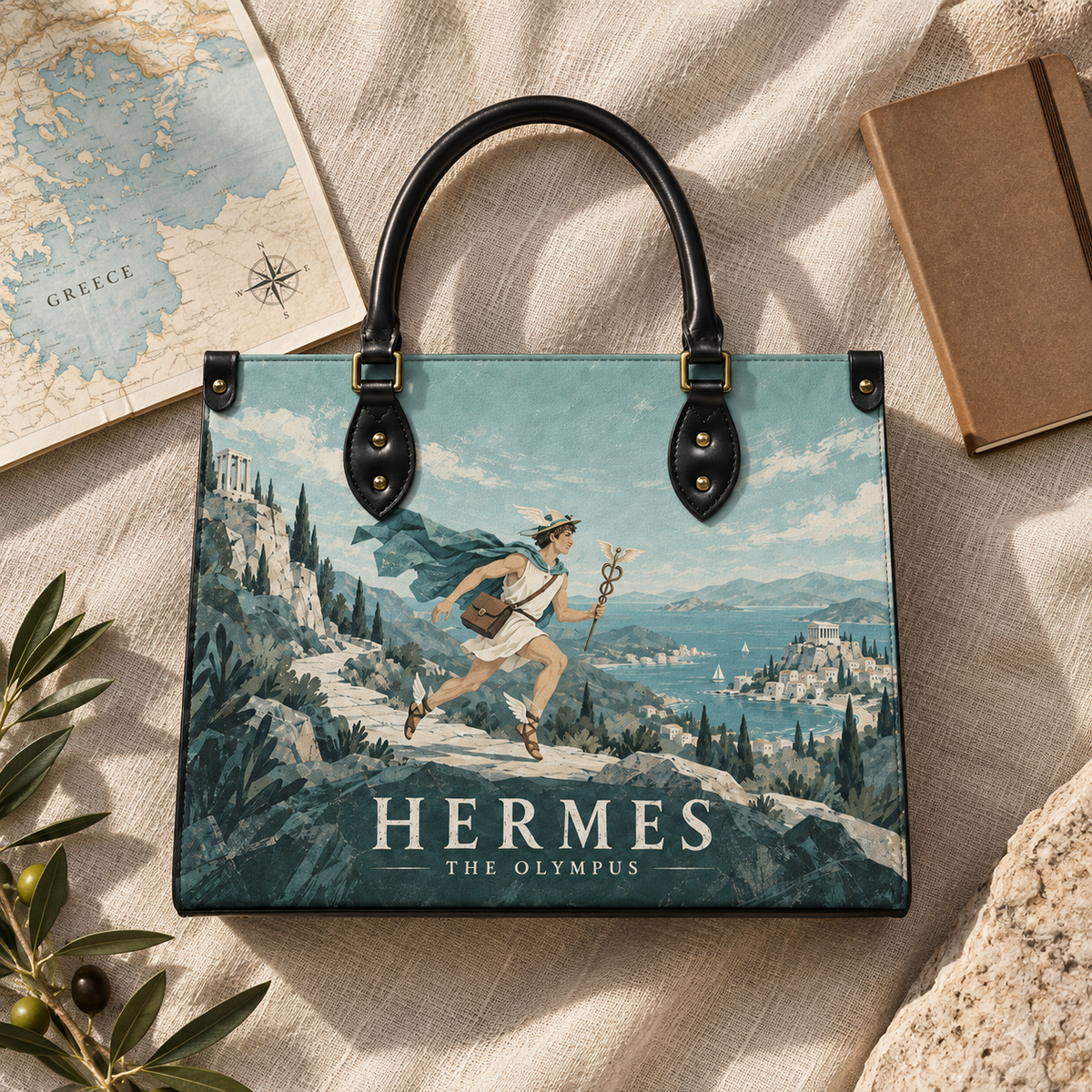 "Hermes" Leather Handbag