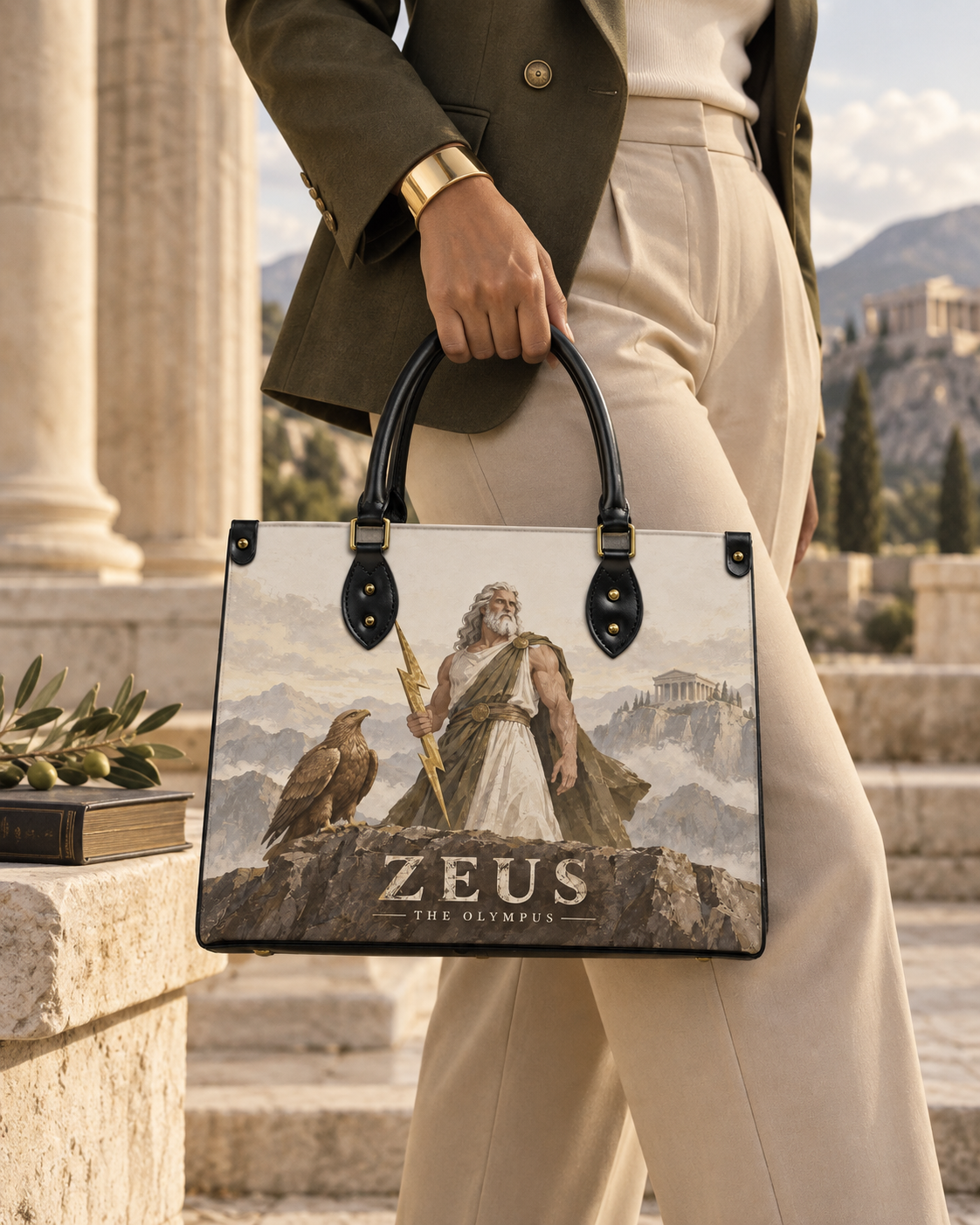 "Zeus" Leather Handbag