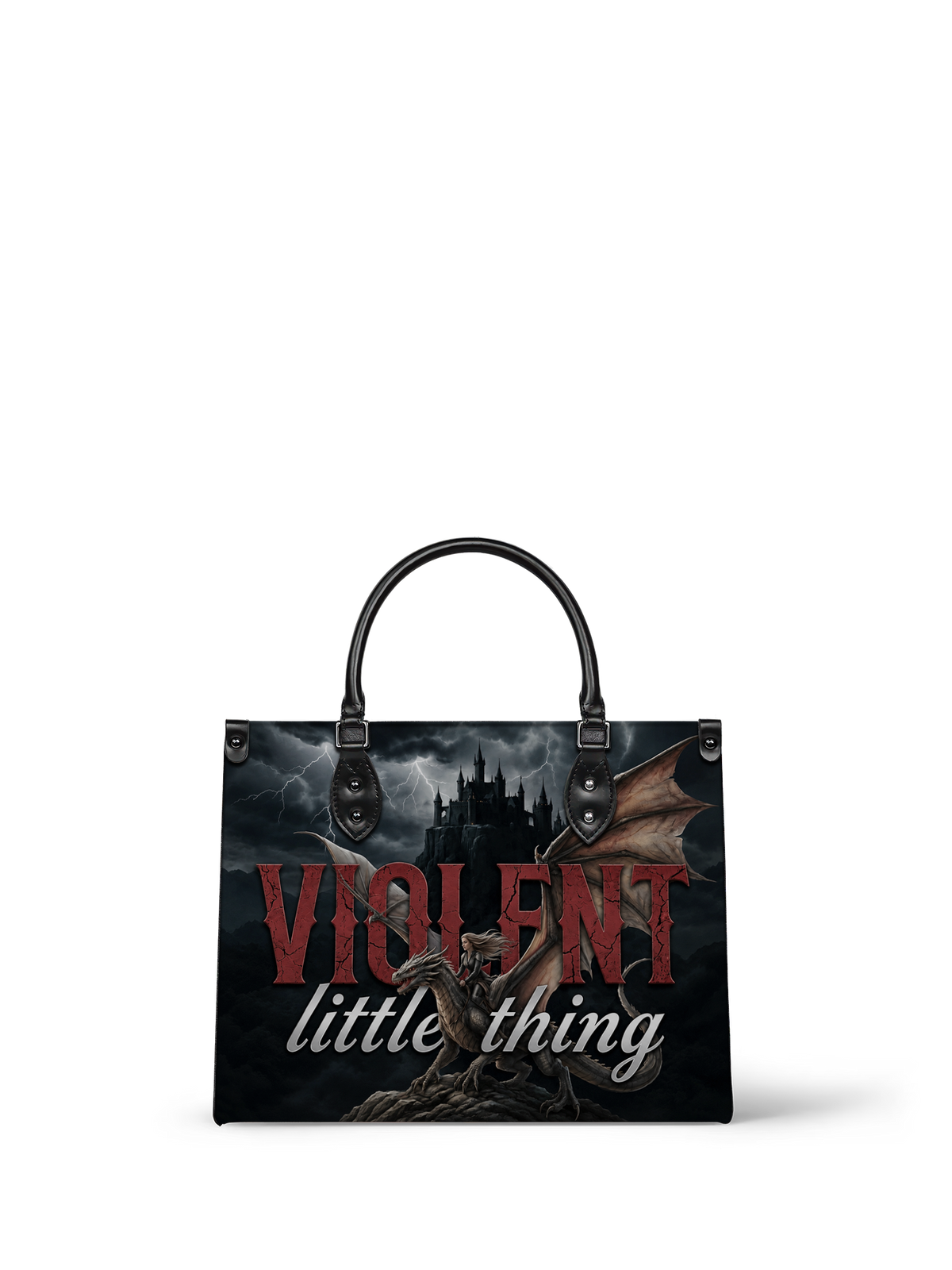 "Violent Little Thing" Dragon Rider Leather Handbag