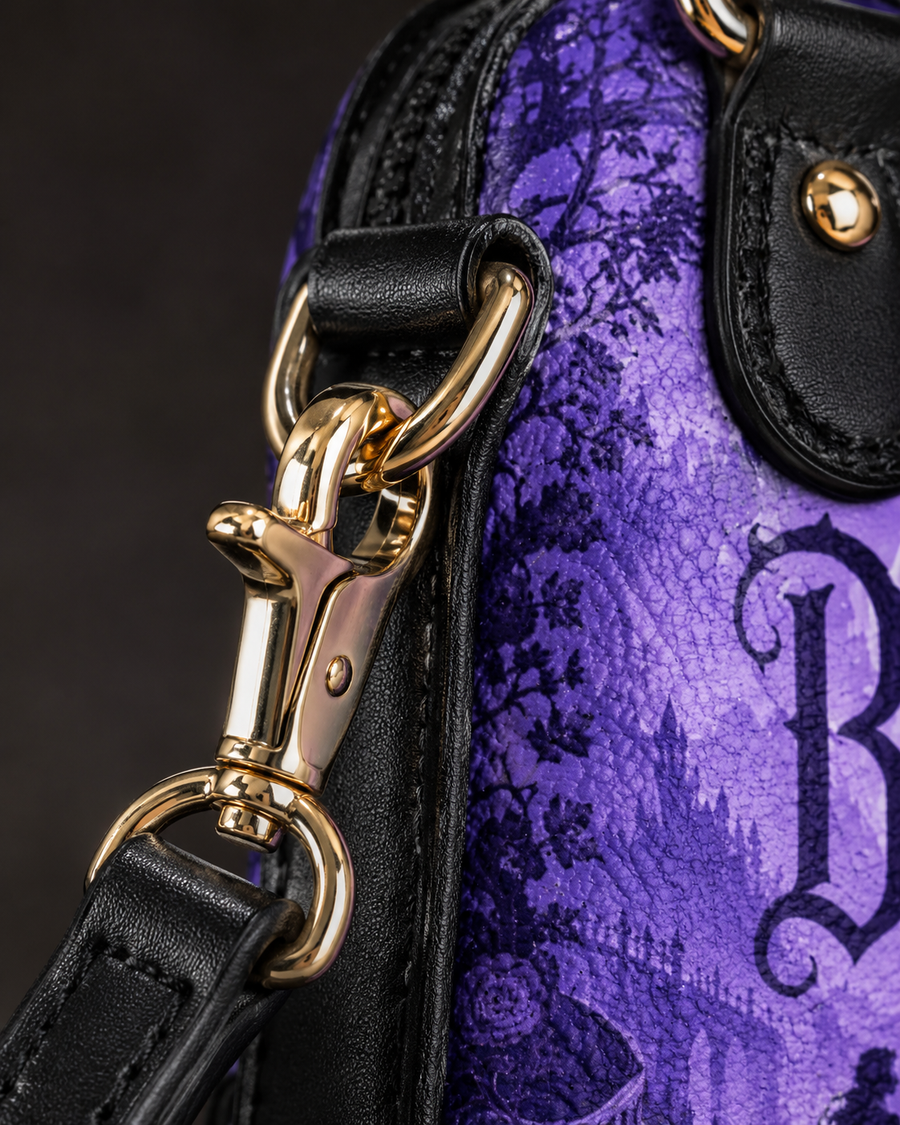 "Beauty and the Beast" Moonlit Rose Mini Satchel