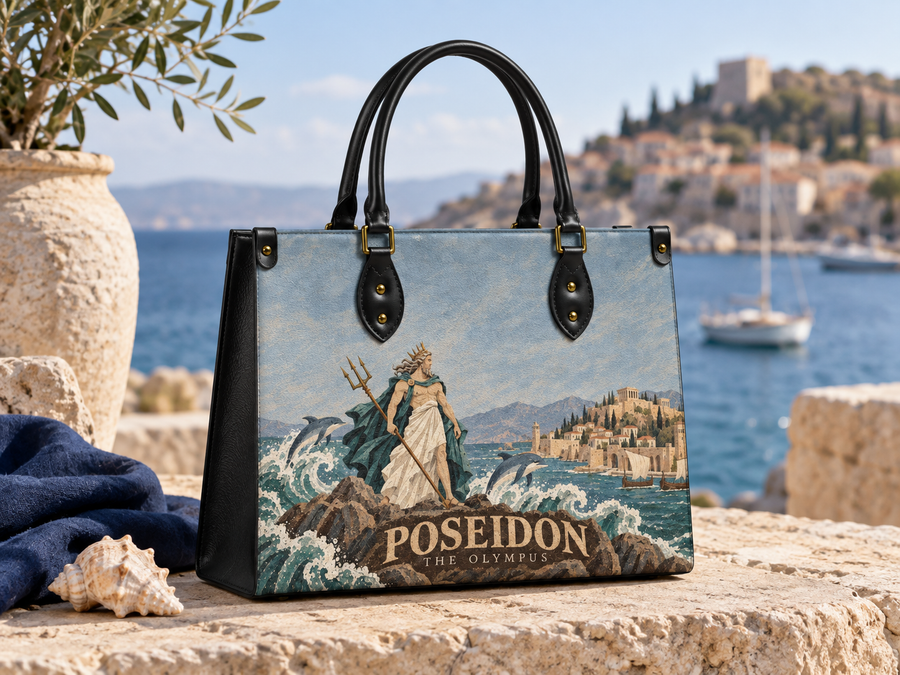 "Poseidon" Leather Handbag