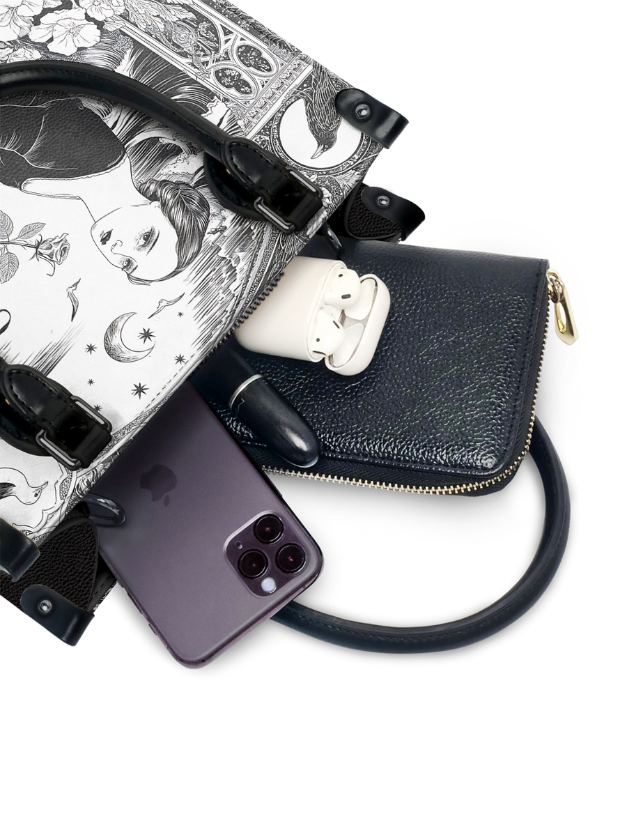 "Annabel Lee" - Black Interior - Small Leather Handbag