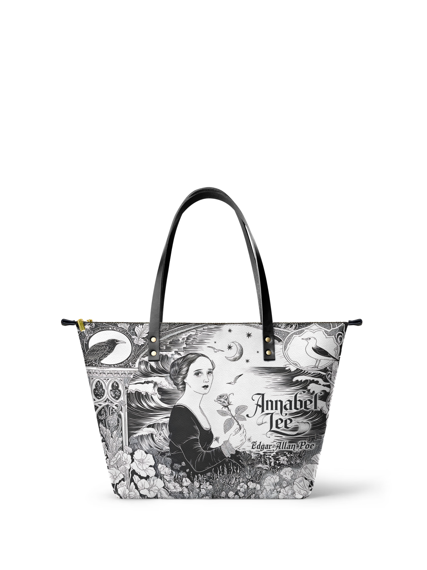 "Annabel Lee" Leather Tote Bag