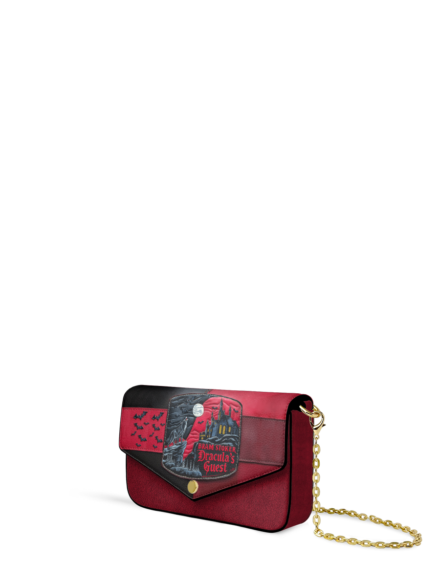"Dracula's Guest" Envelope Chain Crossbody Bag