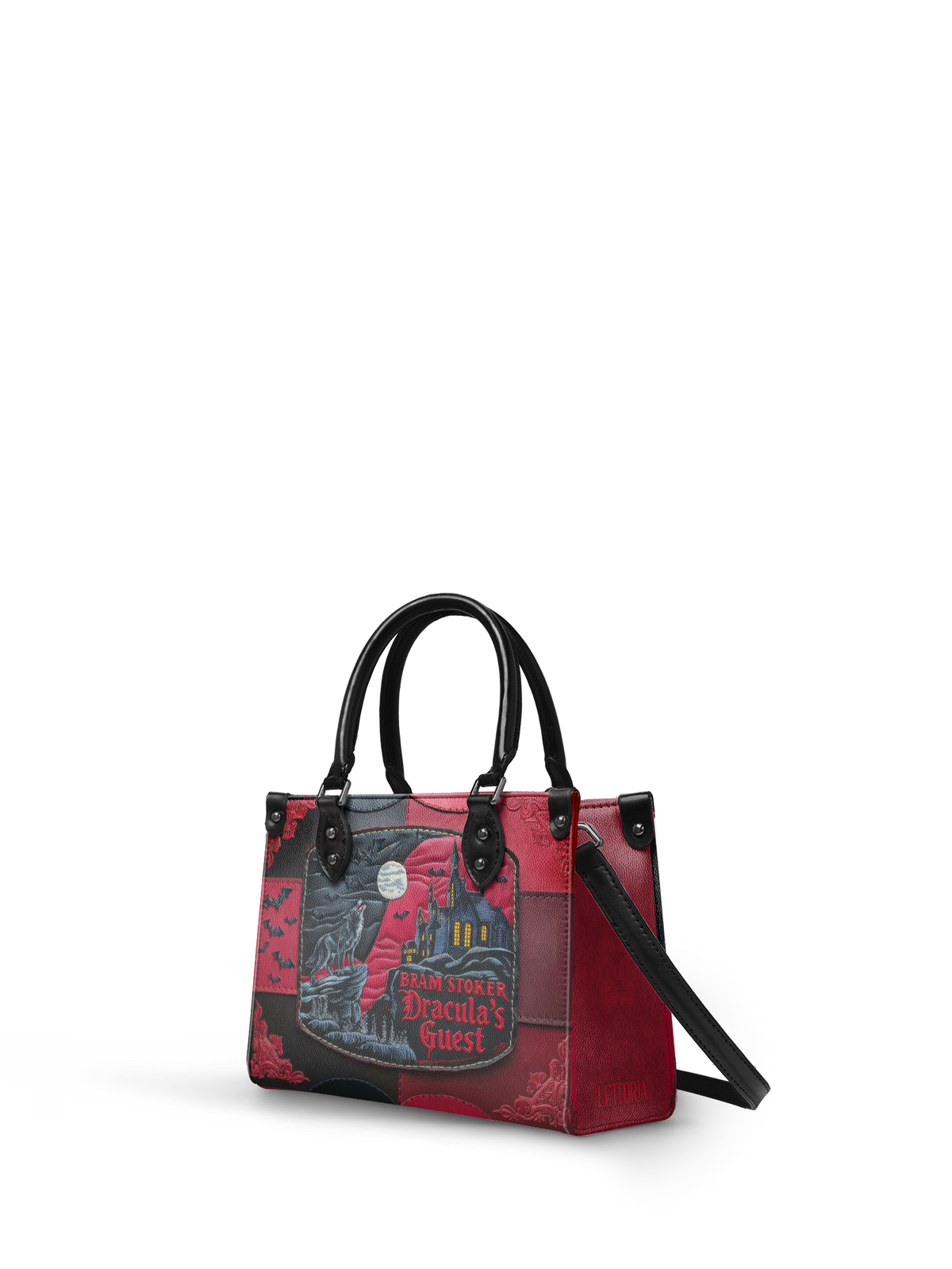 "Dracula's Guest" - Black Interior - Small Leather Handbag