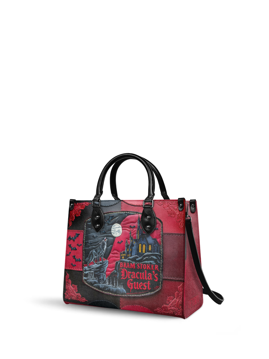 "Dracula's Guest" - Black Interior - Leather Handbag