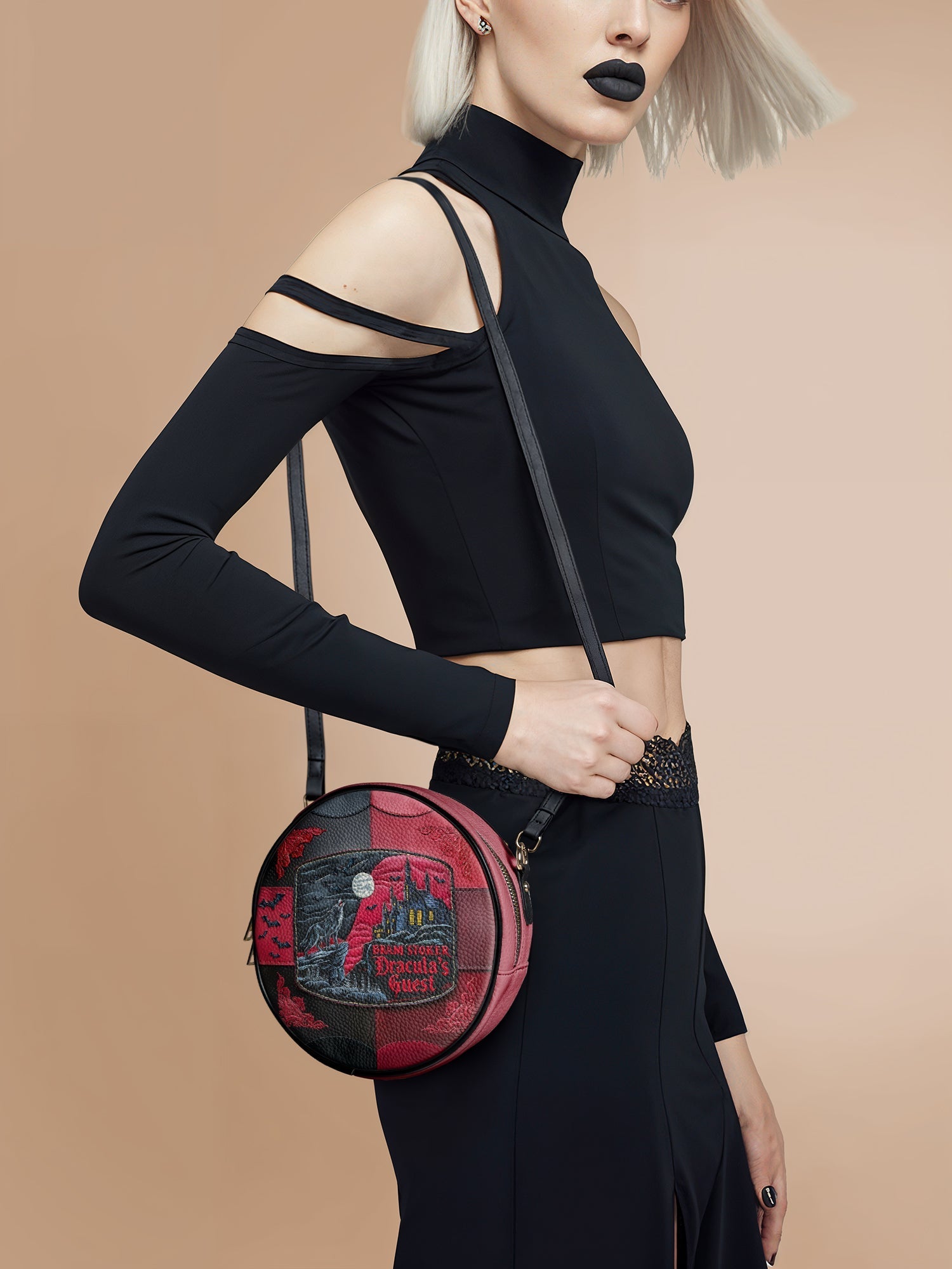 "Dracula's Guest" Circle Crossbody Bag