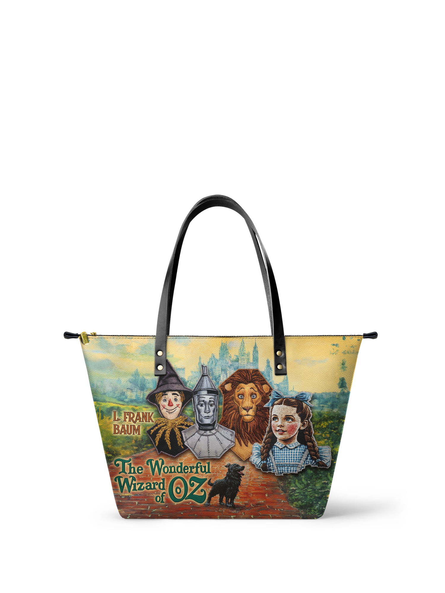 "Emerald City Dream" Leather Tote Bag