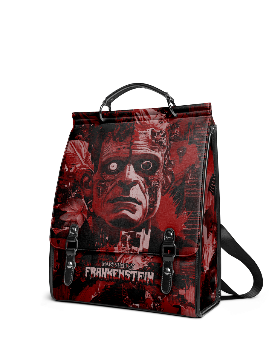"Frankenstein" Heart Surge Leather Backpack