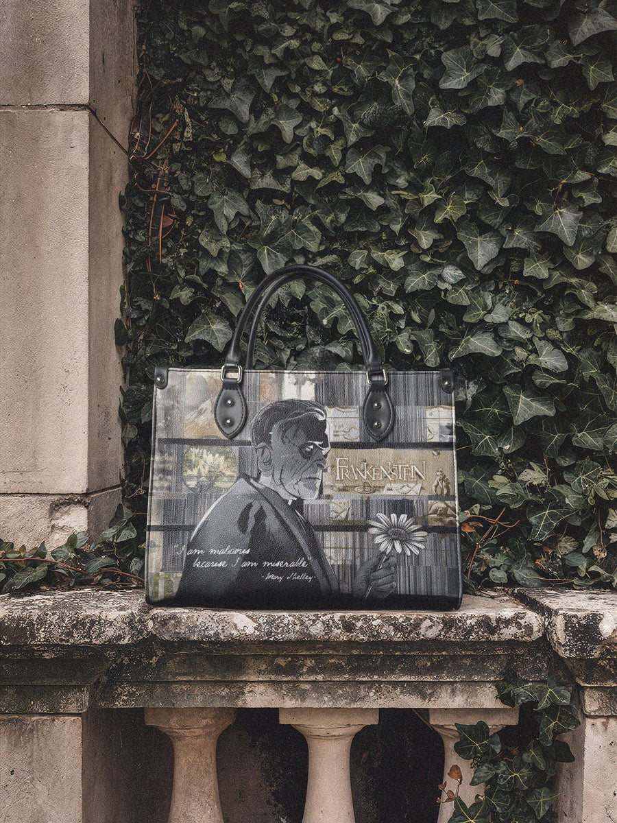 "Frankenstein" Ashes of Hope - Black Interior - Leather Handbag