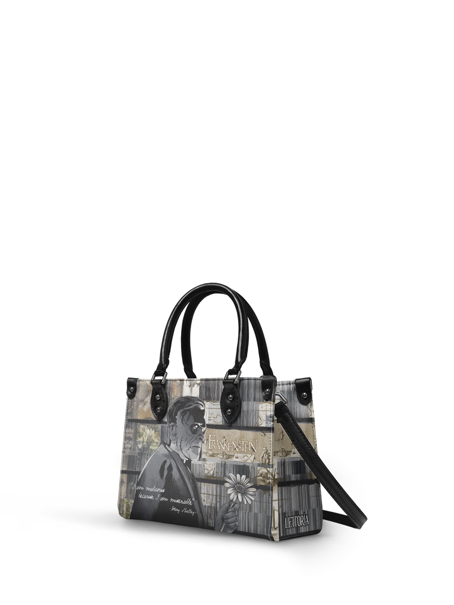 "Frankenstein" Ashes of Hope - Black Interior - Small Leather Handbag