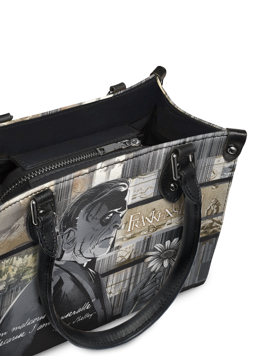 "Frankenstein" Ashes of Hope - Black Interior - Small Leather Handbag