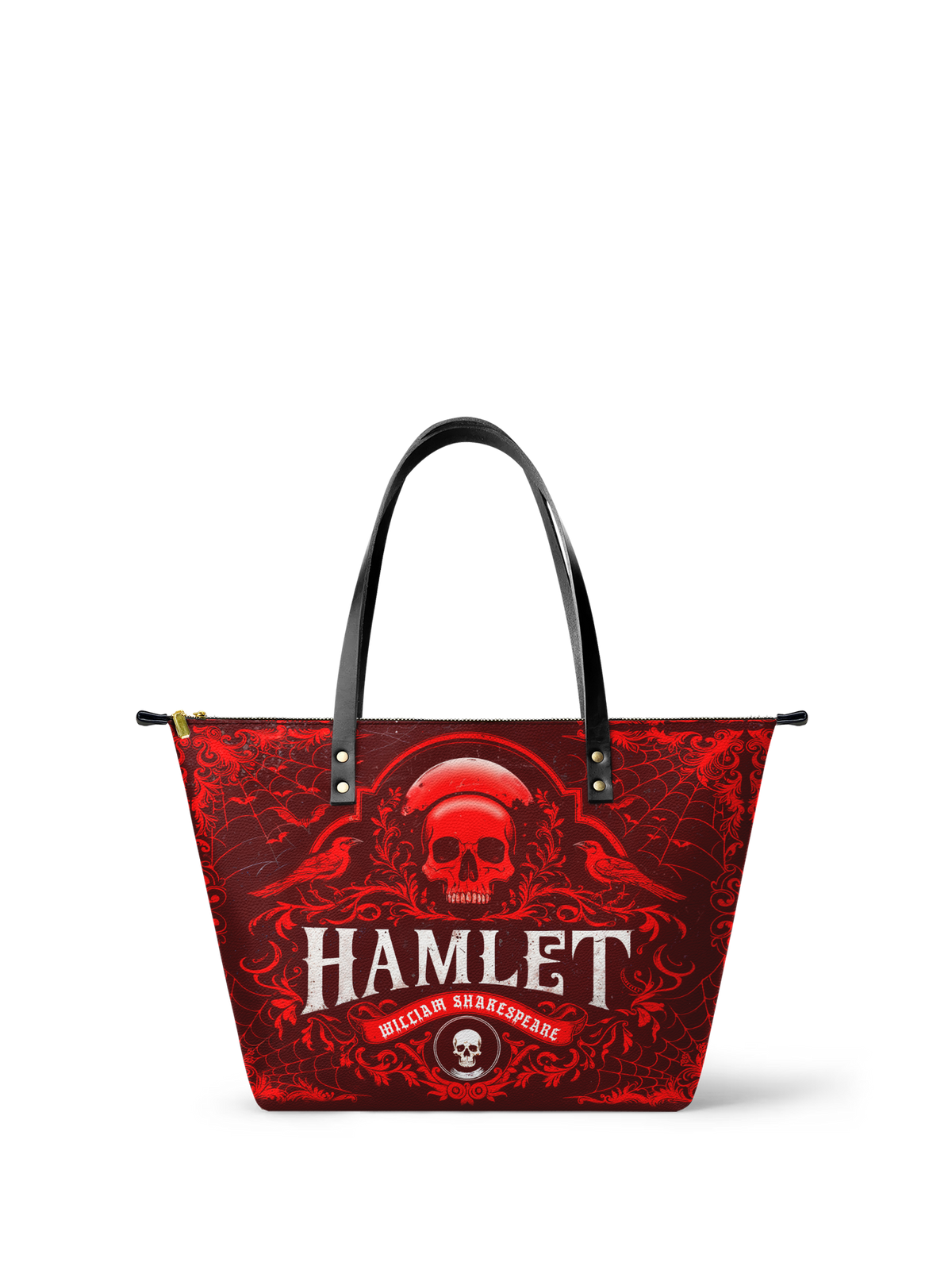 "Hamlet" The Red Room Leather Tote Bag