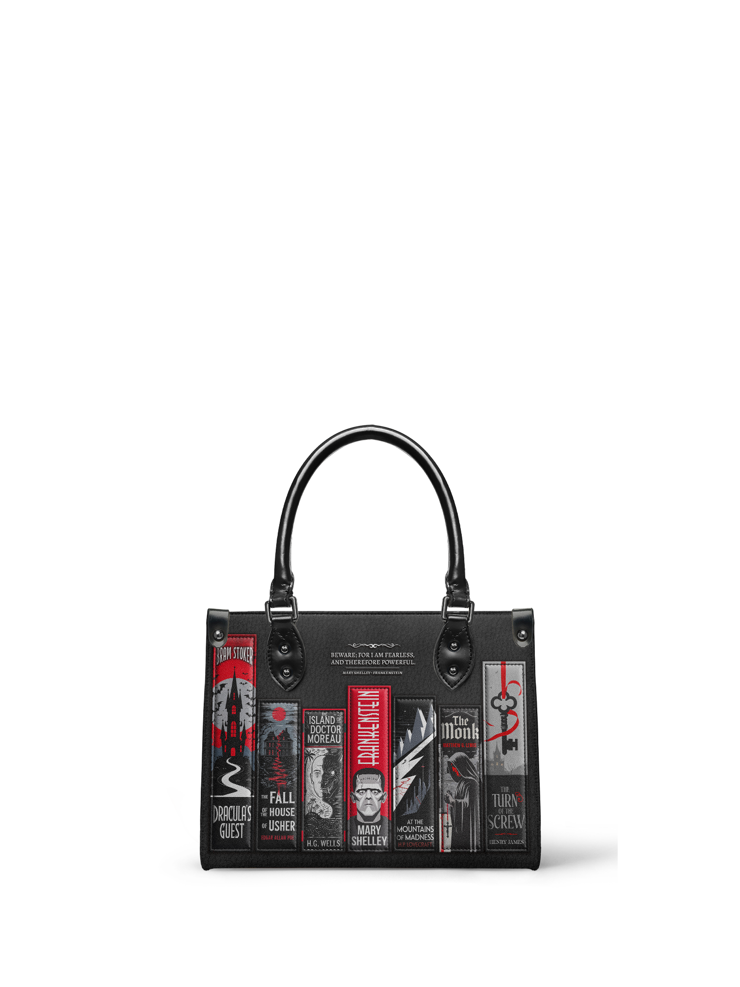 "The Fearless Collection" - Black Interior - Small Leather Handbag