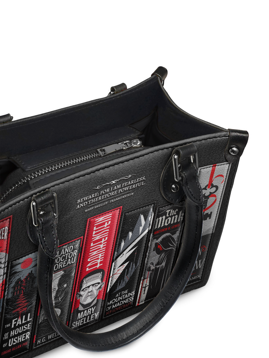 "The Fearless Collection" - Black Interior - Small Leather Handbag