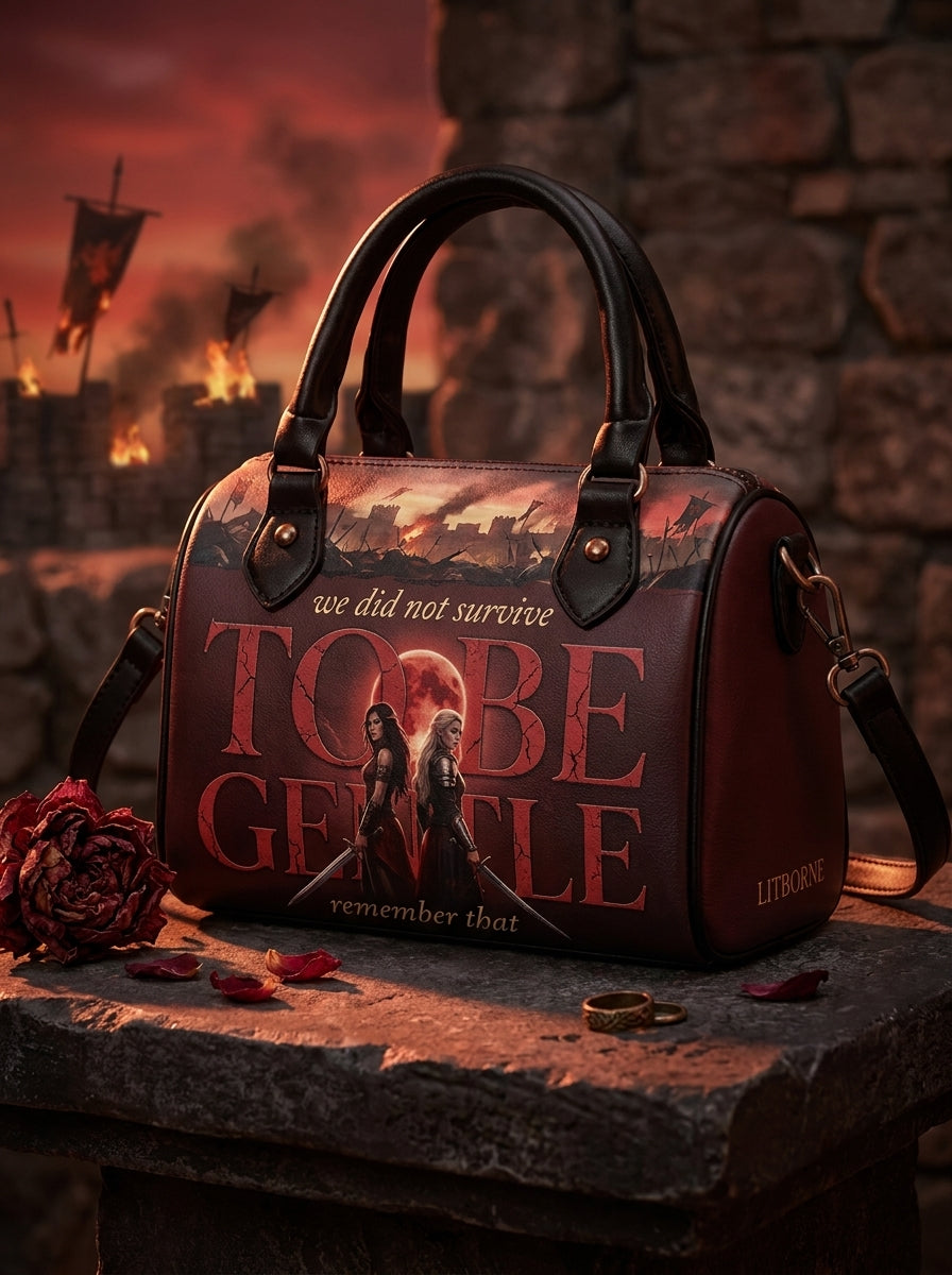 "We Did Not Survive To Be Gentle" Warrior Sisters Mini Satchel