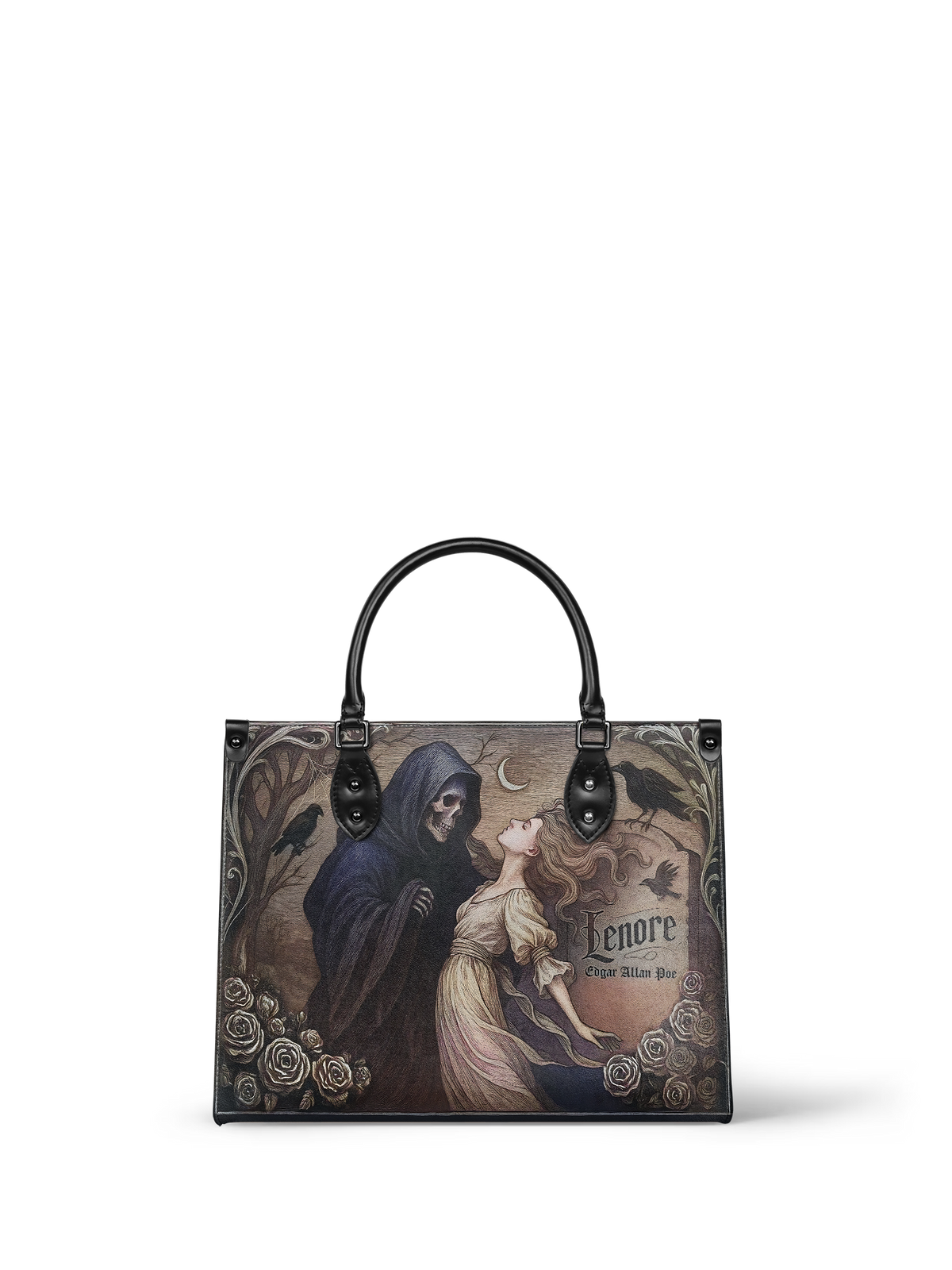 "Lenore" - Black Interior - Leather Handbag