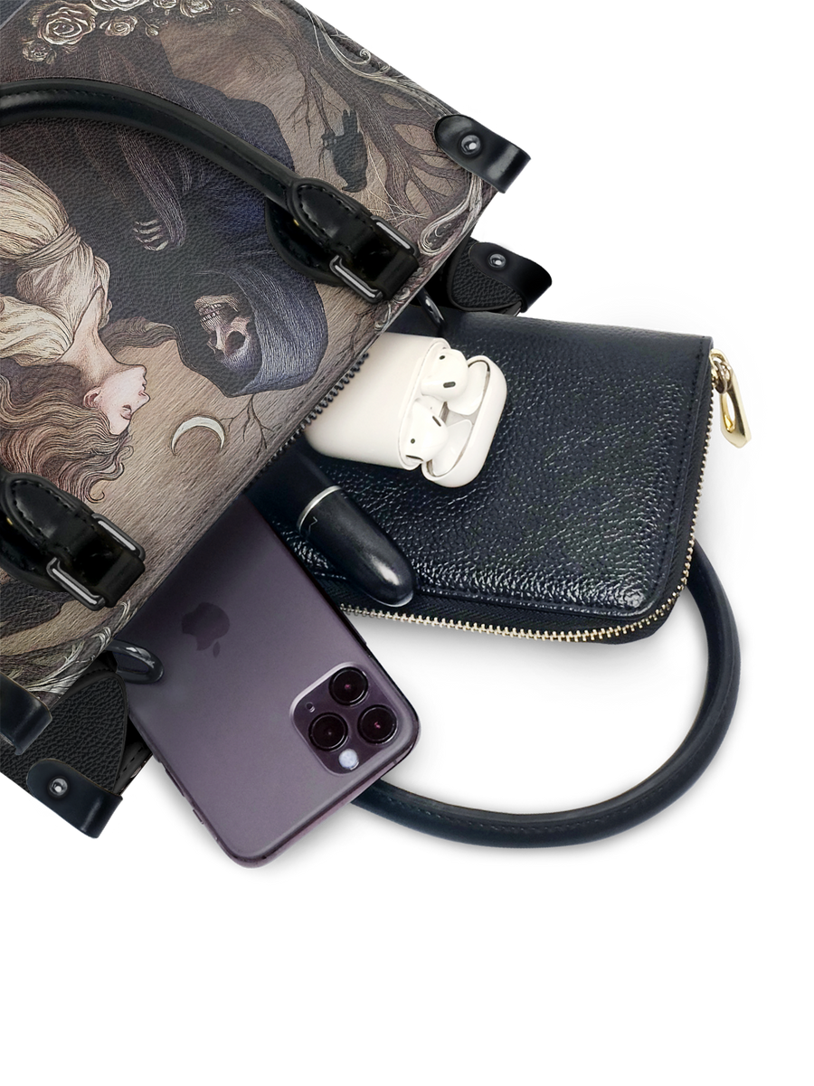 "Lenore" - Black Interior - Small Leather Handbag