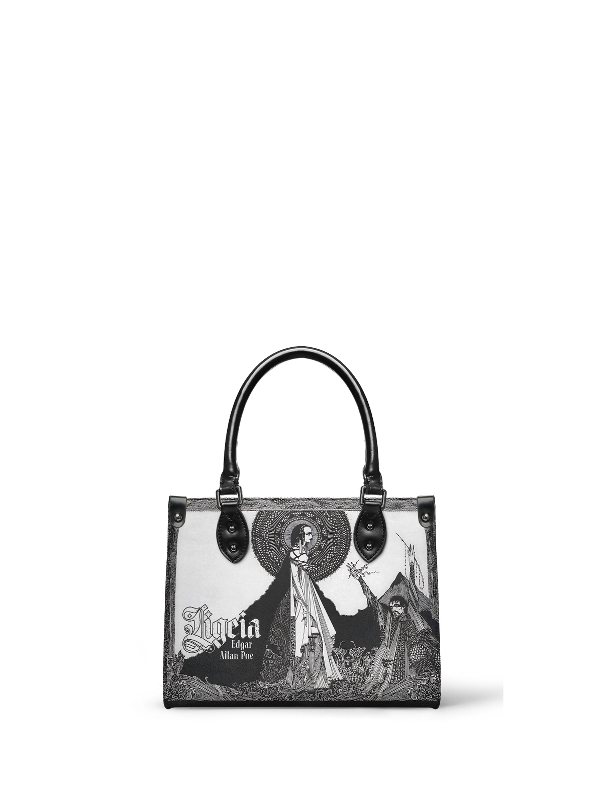 "Ligeia" - Black Interior - Small Leather Handbag