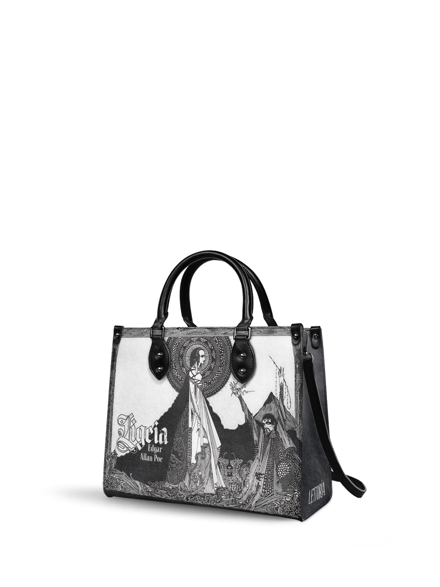 "Ligeia" - Black Interior - Leather Handbag