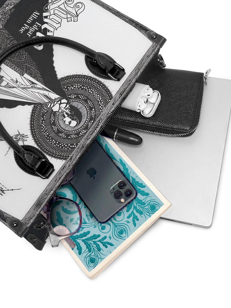 "Ligeia" - Black Interior - Leather Handbag