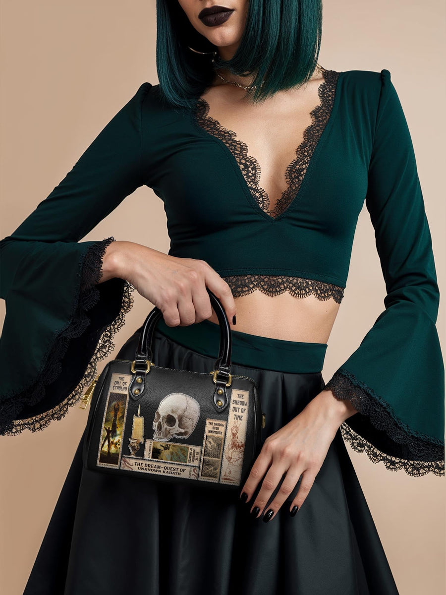 "Lovecraftian" Black Mini Satchel
