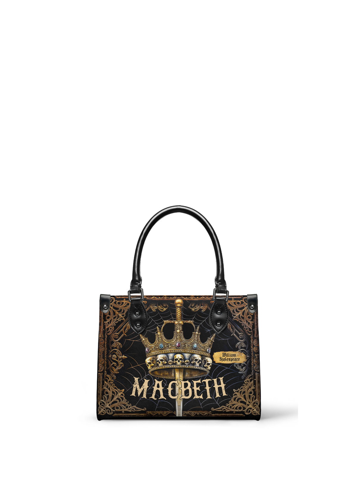 "Macbeth" - Black Interior - Small Leather Handbag