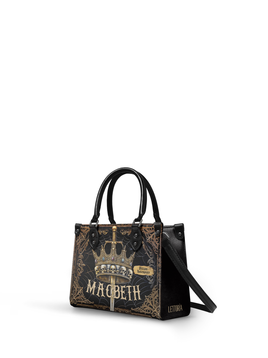 "Macbeth" - Black Interior - Small Leather Handbag