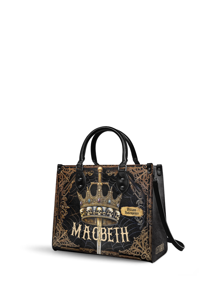 "Macbeth" - Black Interior - Leather Handbag