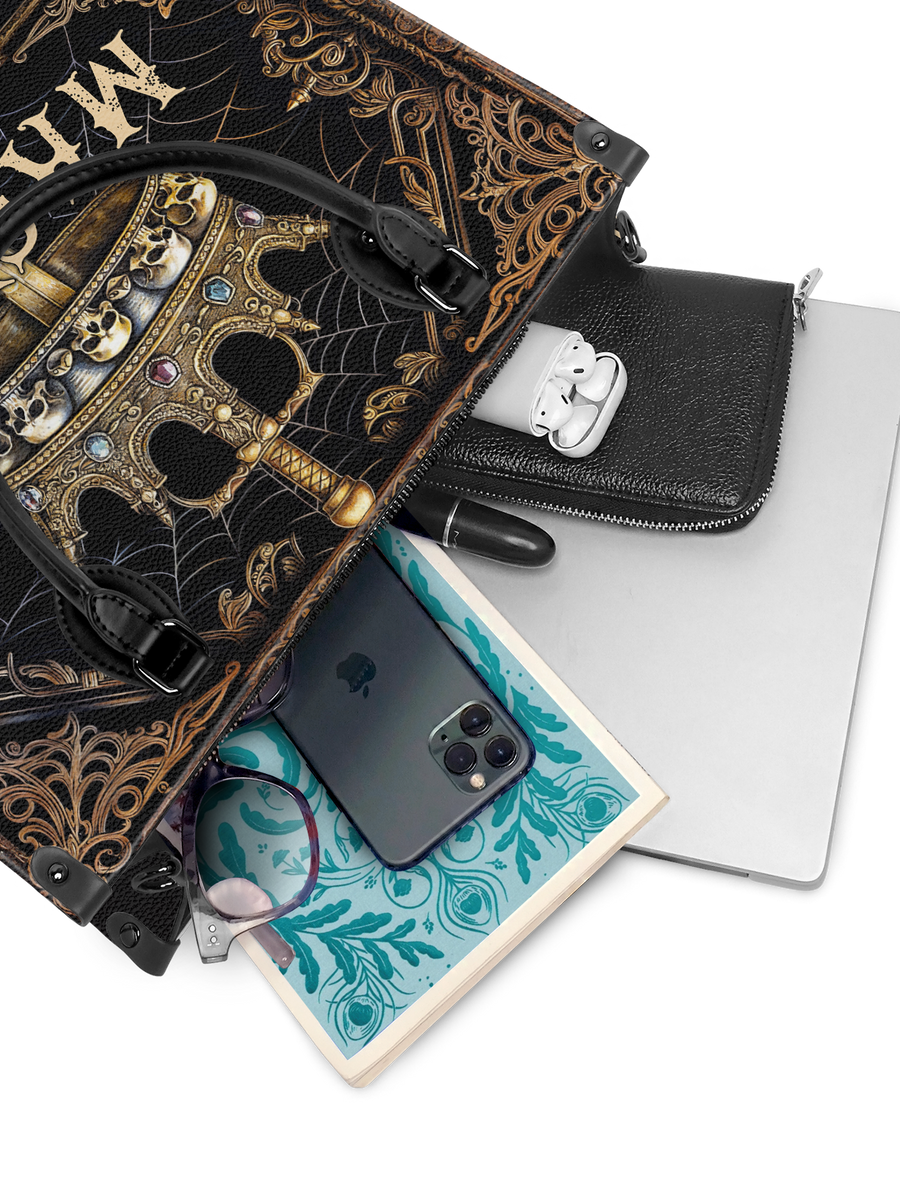 "Macbeth" - Black Interior - Leather Handbag