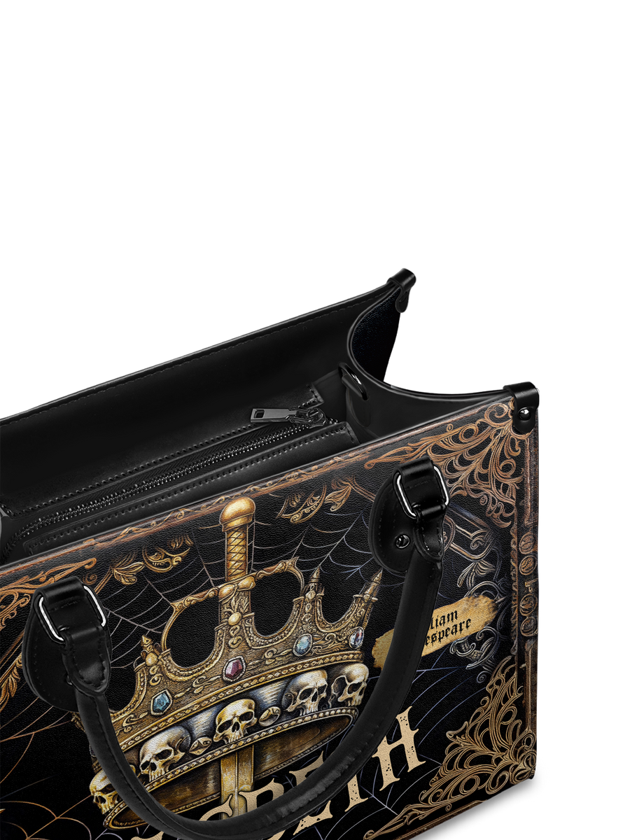 "Macbeth" - Black Interior - Leather Handbag