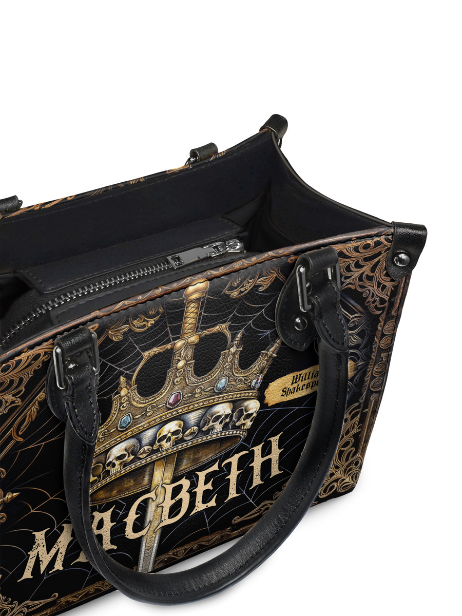 "Macbeth" - Black Interior - Small Leather Handbag