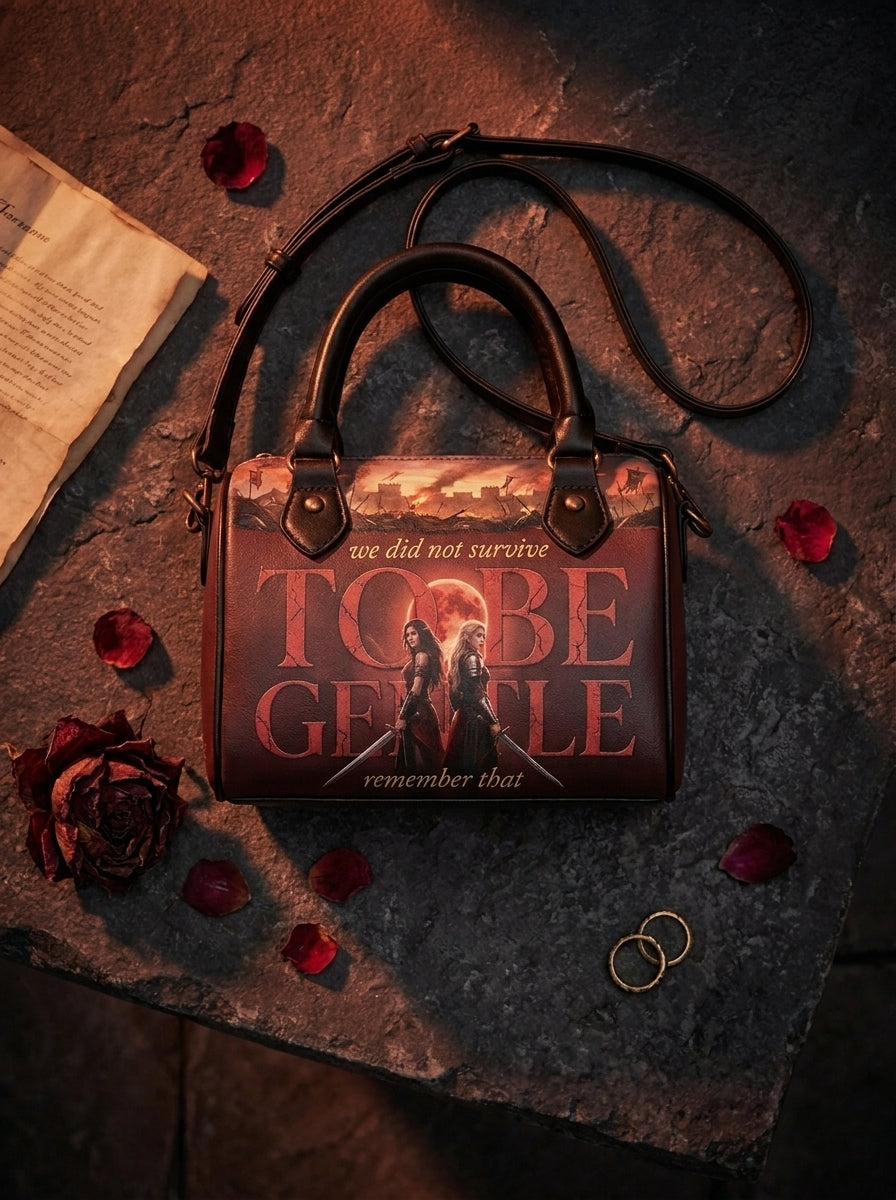 "We Did Not Survive To Be Gentle" Warrior Sisters Mini Satchel
