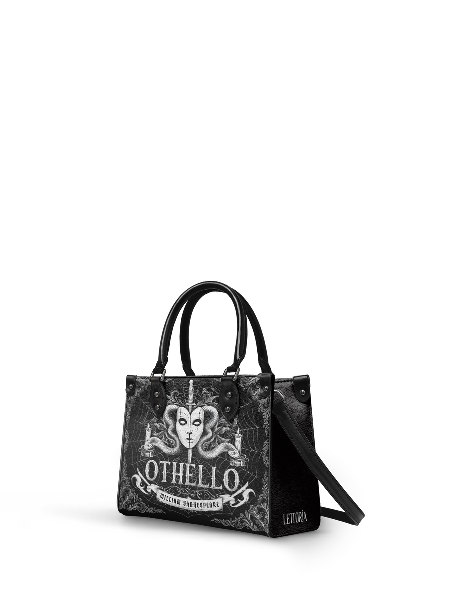 "Othello" - Black Interior - Small Leather Handbag