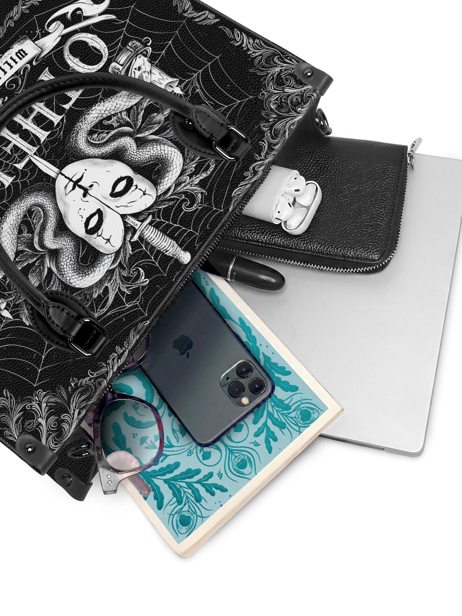 "Othello" - Black Interior - Leather Handbag