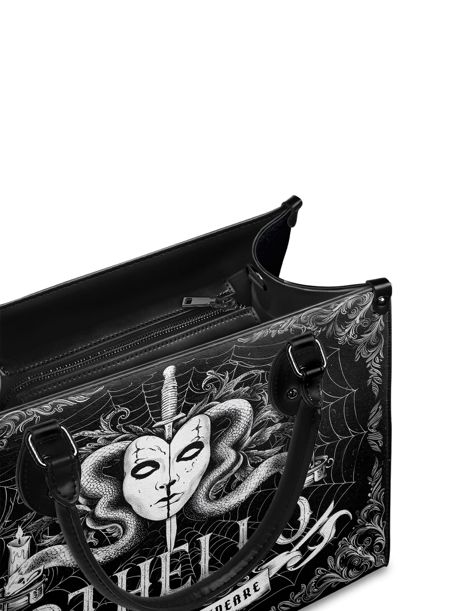 "Othello" - Black Interior - Leather Handbag